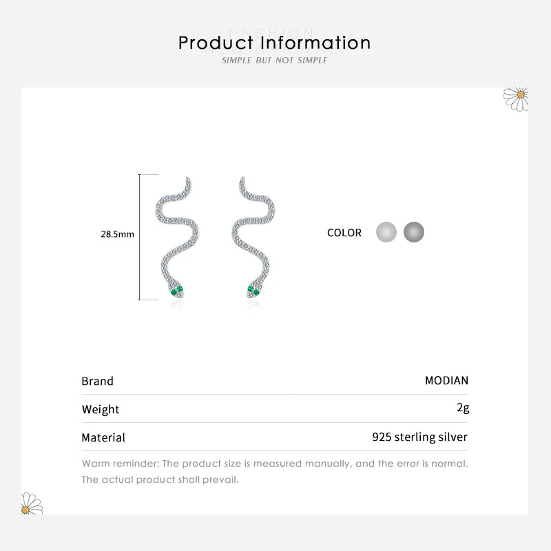 Punky Snake Studs