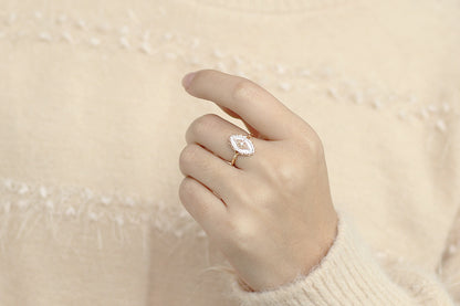 Sterling Silver Shell & Crown Ring