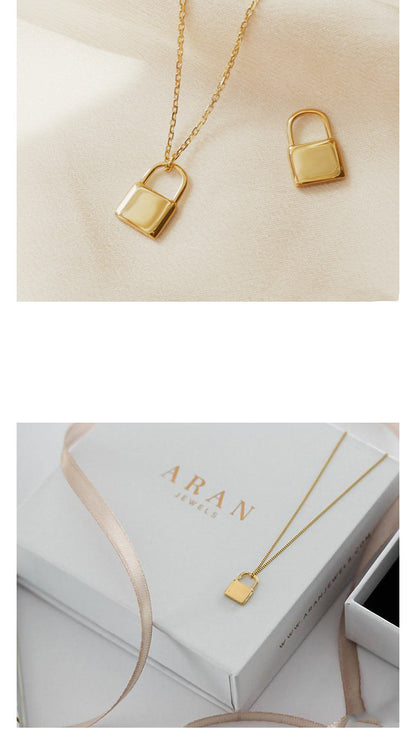 Sterling Silver Dainty Classic Lock