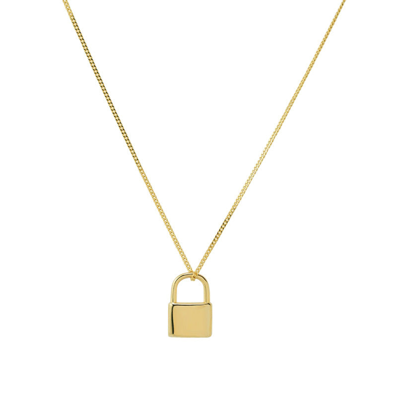 Sterling Silver Dainty Classic Lock