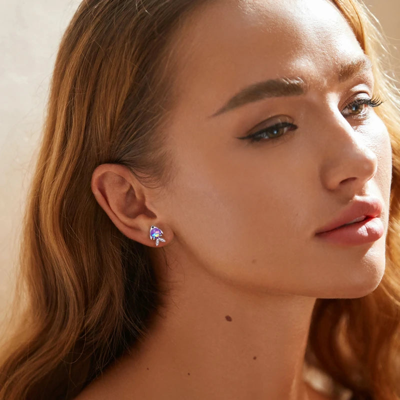 Sparkle Scale Little Fish Studs