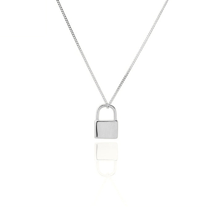 Sterling Silver Dainty Classic Lock