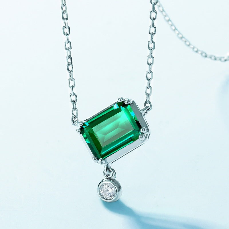 Sterling Silver Emerald Cut Elegance