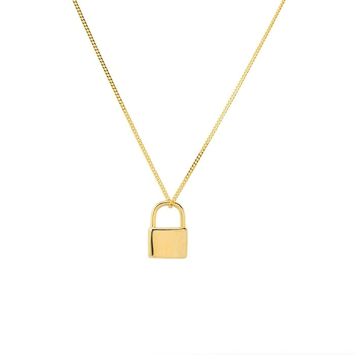 Sterling Silver Dainty Classic Lock