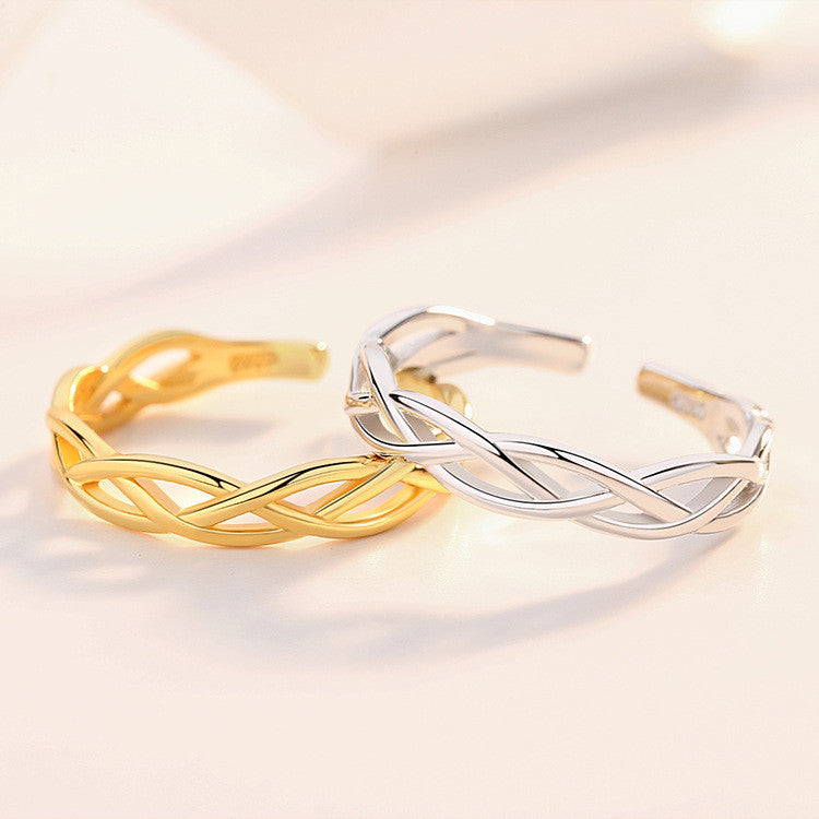 Sterling Silver Celtic Braid Adjustable Ring