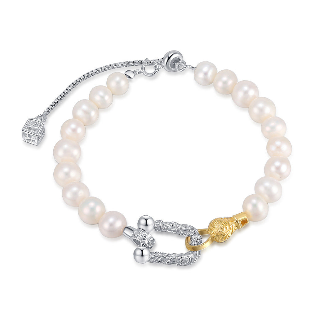 Pearl Buckle Bracelet
