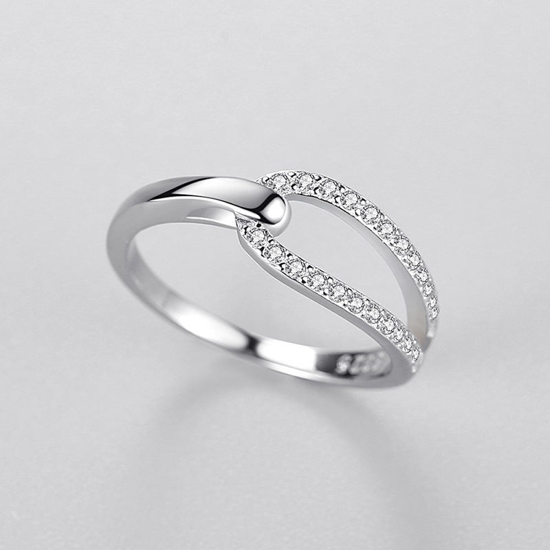 Sterling Silver Eye of the Needle Ring