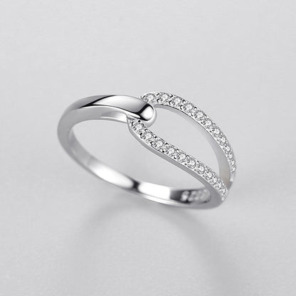Sterling Silver Eye of the Needle Ring