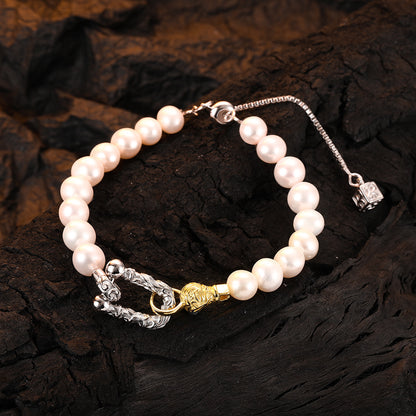 Pearl Buckle Bracelet
