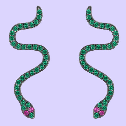 Punky Snake Studs