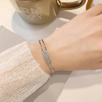 Sterling Silver Belt Cuff Bracelet