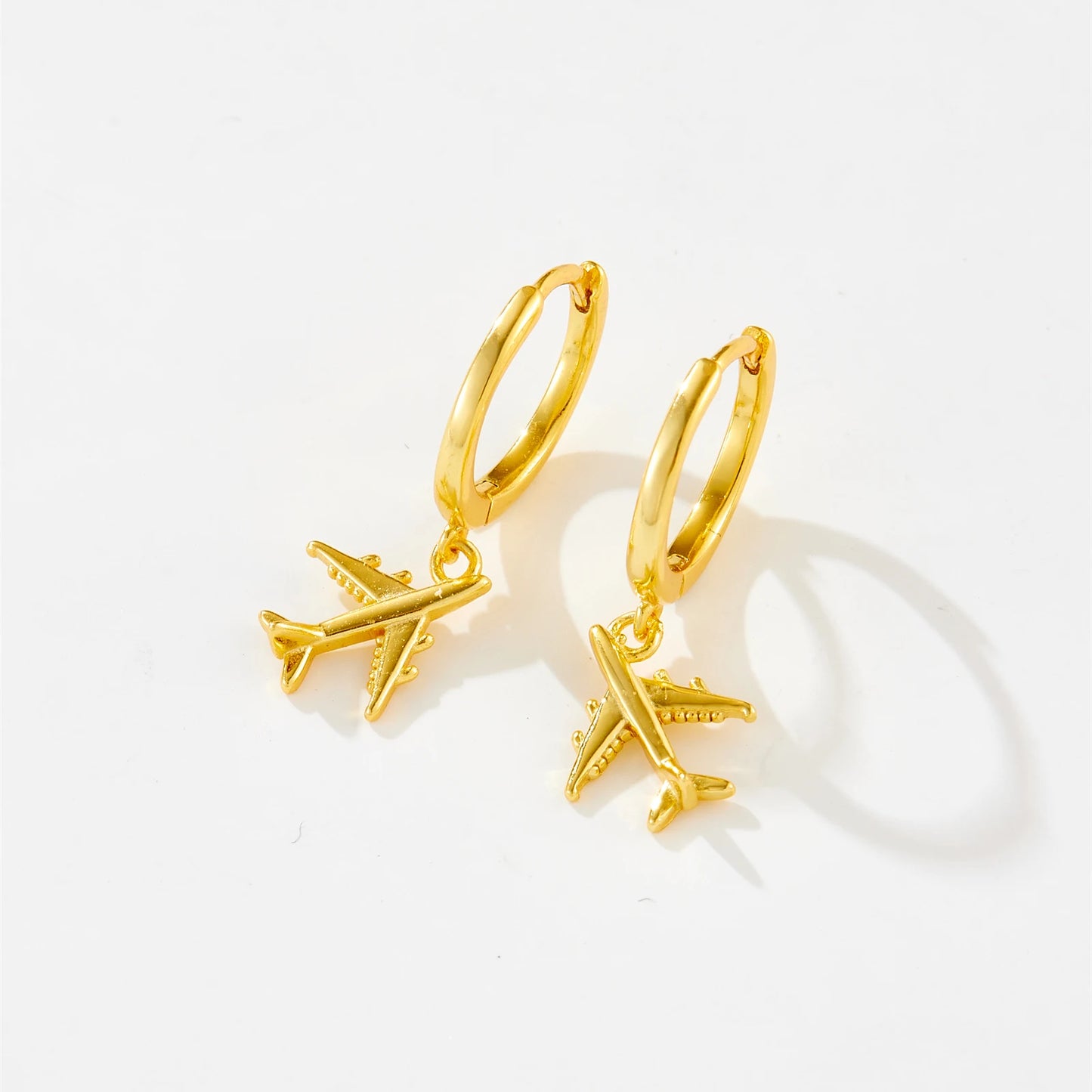 Airplane Drop Earrings