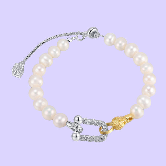 Pearl Buckle Bracelet