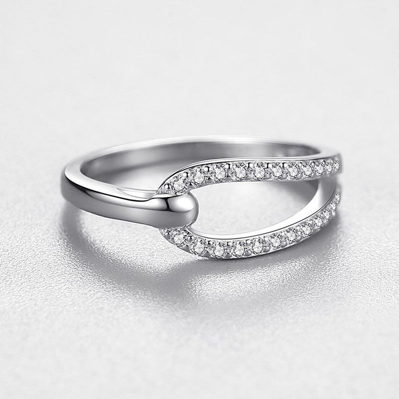 Sterling Silver Eye of the Needle Ring