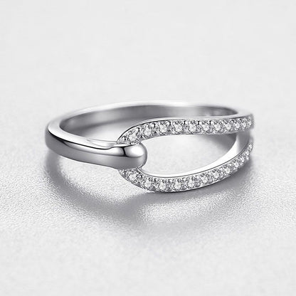 Sterling Silver Eye of the Needle Ring